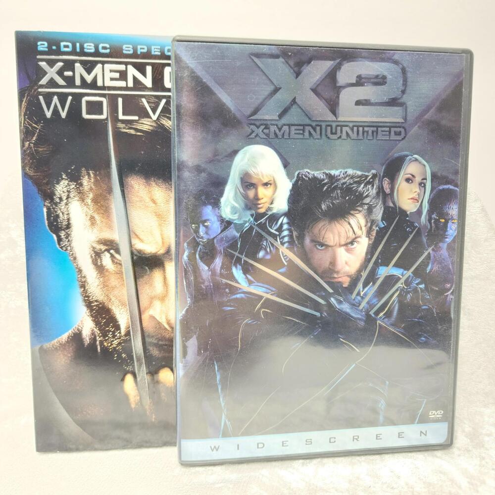 X2 X-Men United & X Men Origins 2- DVD Lot Clean Set